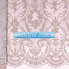 Ткань Сетка флок (пудра)